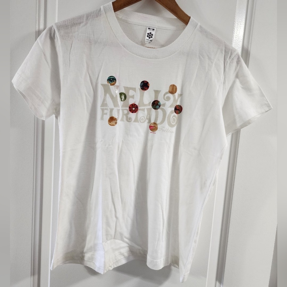 Vintage Nelly Furtado Folklore Album Tee American Apparel Size L